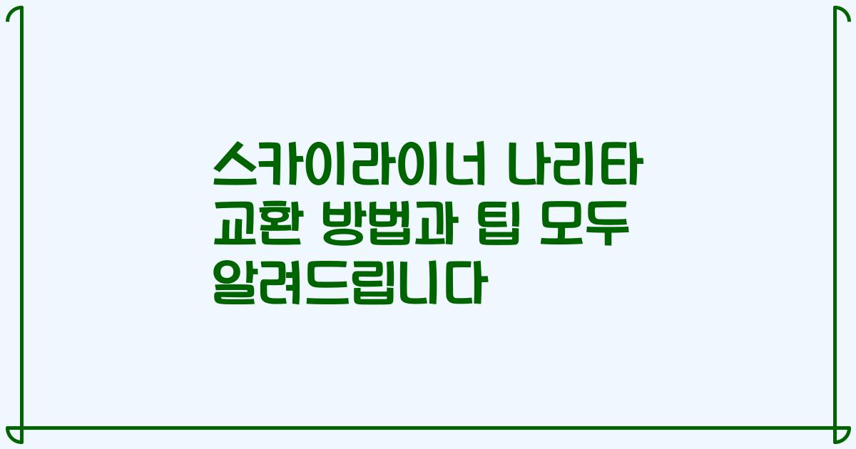 스카이라이너 나리타 교환 방법과 팁 모두 알려드립니다